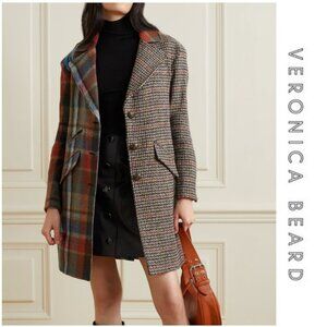 New VERONICA BEARD India Patchwork Dickey Coat Size 4